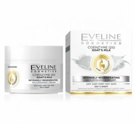 تصویر کرم روز و شب شیر بز مناسب کک و مک اولاین Eveline Eveline Goats Milk Intensely Regenerating and Nourishing Day & Night Cream 50ml / 1.76 fl.oz