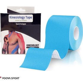 تصویر چسب ورزشی کنزو تیپ کلاسیک 5m*5cm Kinsiology Tape Sportstape