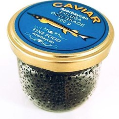 تصویر خاویار آذربایجان درجه 1 تحت لیسانس روسیه caviar