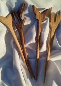 تصویر کانزاشی چوبی - طرح گوزن 