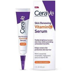 تصویر سرم ویتامین سی سراوی CeraVe مدل Skin Renewing حجم 30 میل 