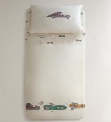 تصویر ست روتختی کودک طرح سگ مسابقه‌ای دو رو از برند زارا 