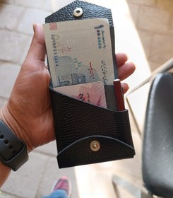 تصویر کیف پولی جیبی چرم مینیمال Wallet