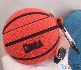 تصویر کاور ایرپاد فانتزی مدل توپ بسکتبال Airpod fantasy basketball ball cover