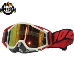 تصویر عینک موتور سواری کراسی orange motorcycle riding glasses 100% code 9