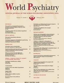 تصویر مجله World Psychiatry 
