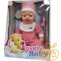 تصویر عروسک صورت متحرک سیلیکونی 68013 LOVELY BABY BELIUDA DOLL _ 68013