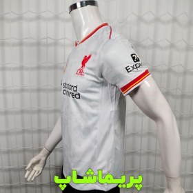 تصویر لباس سوم لیورپول 2025 هواداری کیفیت A+ تایلندی درجه یک Liverpool 2025 fan third shirt, Thai A+ quality, first class