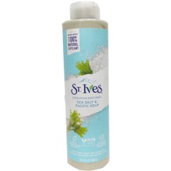 تصویر شامپو بدن لایه‌بردار (اسکراب) استیویز - سن‌تیوز St. Ives مدل نمک دریا و جلبک اقیانوس حجم ۶۵۰ میلی‌لیتر 
