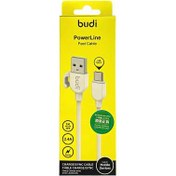 تصویر کابل شارژ تایپ سی بودی مدل DC227T10W Budi Type-C DC227T10W