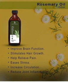 تصویر روغن خالص رزماری برای مو 150 میلی‌لیتر برند beauty ambition Pure Rosemary Oil For Hair 150 ml