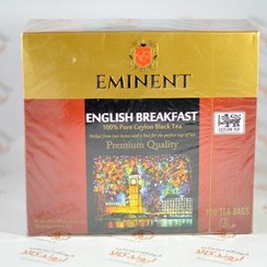 تصویر چای کیسه ای EMINENT مدل (100 عددی )ENGLISH BREAKFAST 