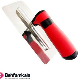 تصویر ماله استیل دسته قرمز 