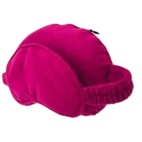 تصویر بالش گردنی چشم بند دار 