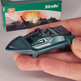 تصویر ماکت فلزی قایق نظامی 