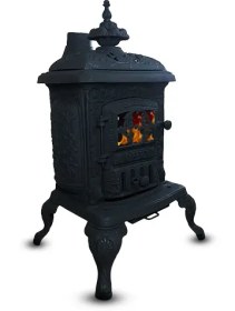 تصویر بخاری هیزمی دنا 