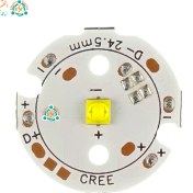 تصویر ال‌ای‌دی پاور 3وات CREE ولتاژ 3.2–3.4V جریان 600–700mA روی برد آلومینیومی 24mm (اورجینال) 