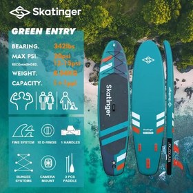 تصویر پدل برد JADE برند Skatinger رنگ آبی 