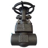 تصویر شیر فلکه کشویی کلاس 800 فولادی سایز 2 اینچ دنده ای یا جوشی Gate Valve Class 800 A105 Size 2" Socket Weld OR Thread
