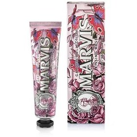 تصویر خمیر دندان کیسینگ رز مارویس Marvis Kissing Rose سری گاردن حجم ۷۵ میل Marvis Garden Collection Kissing Rose