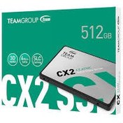 تصویر TEAM GROUP 512 GIG CX2 SSD گارانتی اواژنگ 