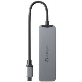 تصویر هاب USB-C آدام المنتس 5 پورت مدل CASA A05 