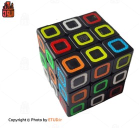 تصویر مکعب روبیک 3 × 3 × 3 مشکی Rubic Cube black 3 × 3 × 3