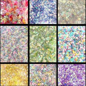 تصویر دیزاین پولکی رزین 