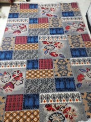 تصویر گلیم فرش ماشینی مدل 621 سایز ۶ متر نقره ای 