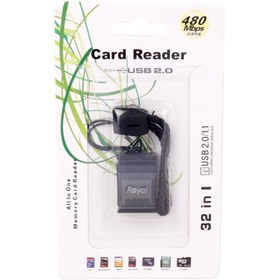 تصویر رم ریدر تک کاره Royal SY-T95 ا Royal SY-T95 MicroSD to USB Card Reader Royal SY-T95 MicroSD to USB Card Reader