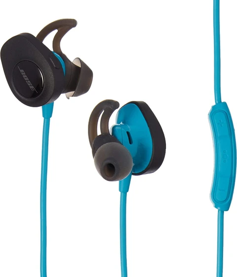 خرید و قیمت هدفون بی سیم Bose SoundSport ، Aqua (تجدید شده