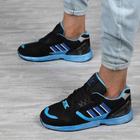 تصویر کتونی پسرانه زدایکس 8000 - مشکی بنفش / Adidas Zx 8000