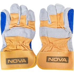 تصویر دستکش کف دوبل نووا مدل NOVA 9001 