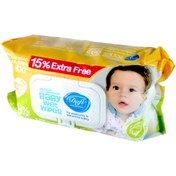 تصویر دستمال مرطوب کودک دافی مدل اکسترا بسته زرد ۱۰۰ عددی 