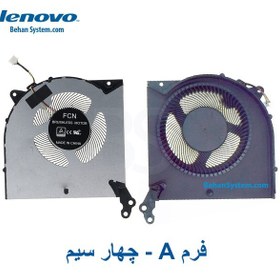 تصویر فن پردازنده و گرافیک لپ تاپ LENOVO Legion 5 15ARH05 