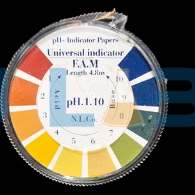 تصویر کاغذ pH رولی 1-10 