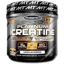 تصویر کراتین پلاتینیوم ۴۰۰ گرمی ماسل تک آمریکا PLATINUM CREATINE