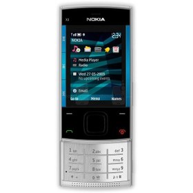 تصویر قاب و شاسی گوشی نوکیا Nokia X3-00 - نقره ای - آبی Nokia gard X3-00