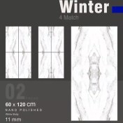 تصویر سرامیک برند ایفاسرام مدل Winter 4 Match مات 