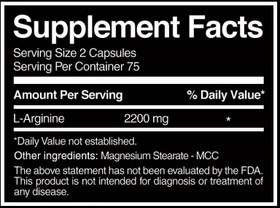 تصویر کپسول ال آرژنین 1100 میلی گرم لوکس Loox L-Arginine 1100 mg