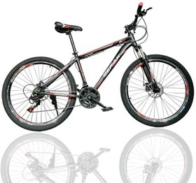 تصویر دوچرخه آلومینیوم سایز 26 دراک ترمز دیسکی - رنگ قرمز Bike 26 inch Disc Brakes 21sp Alloy Blue