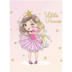 تصویر فرشینه اتاق کودک طرح پرنسس کوچولو کد ۶۰۰۵ Nursery Rug little princess3