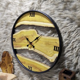 تصویر ساعت دیواری روستیک Rustic wall clock