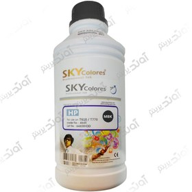 تصویر جوهر پلاتر یک لیتری رنگ مشکی HP T610/T770 اسکای کالرز MBK 