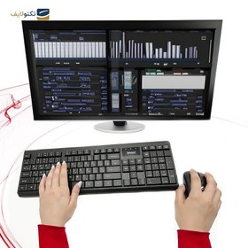 تصویر کیبورد و ماوس بی سیم بیاند مدل BMK-8105 RF Beyond BMK-8105 RF Wireless Mouse and Keyboard