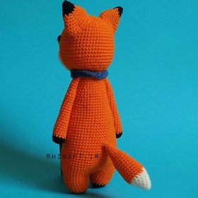 تصویر عروسک بافتنی روباه مدل آرنت کد 52 