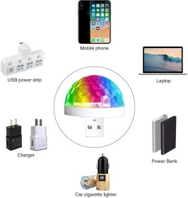 تصویر رقص نور مجیک بال USB 