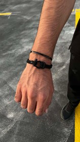 تصویر دستبند طنابی طرح امگا مردانه و زنانه men bracelete