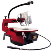 تصویر اره مویی برقی محک مدل RSS-405L دور متغیر با میز آلومینیومی و شفت خرطومی 