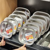 تصویر ست آبکش و لگن استیل یونیک ۱۰ پارچه 